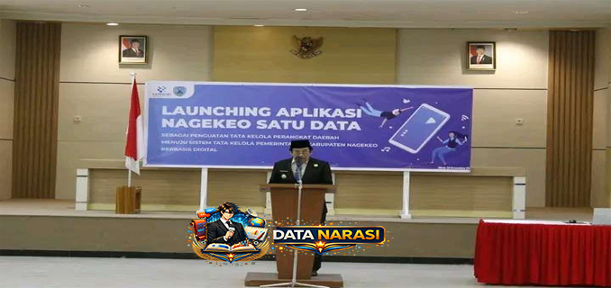 Bupati Nagekeo Luncurkan Aplikasi Satu Data Untuk Transparansi