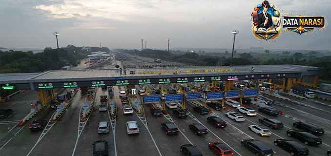 22 Gardu Di GT Cikatama Dioperasikan Pada Arus Balik Lebaran